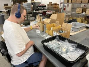 John- Inventory Sales: Bagging nuts, bolts, and washers